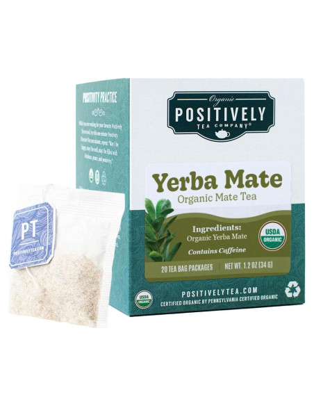 Té Orgánico Yerba Mate Positivamente - 20 Bolsitas Té Orgánico Yerba Mate Positivamente - 20 Bolsitas