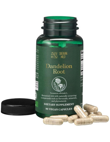 Suplemento Diente de León Best Value Organic 90 Cápsulas 1500mg