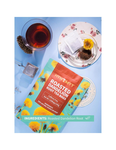Bolsas de Té de Raíz de Diente de León Tostada HYNTMYT 120 Unidades Bolsas de Té de Raíz de Diente de León Tostada HYNTMYT 120 Unidades