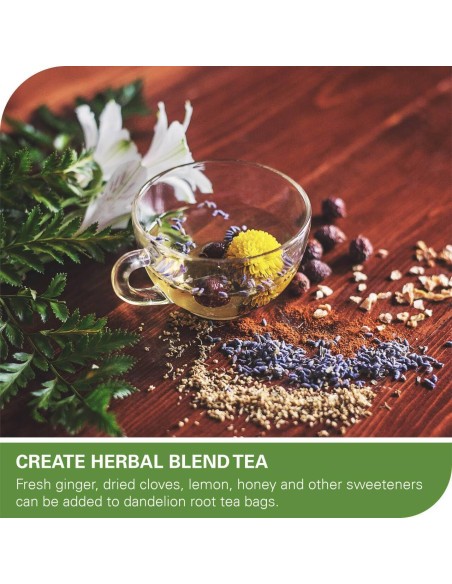 Té de Raíz de Diente de León Orgánico WEETEE 100 Bolsitas Té de Raíz de Diente de León Orgánico WEETEE 100 Bolsitas