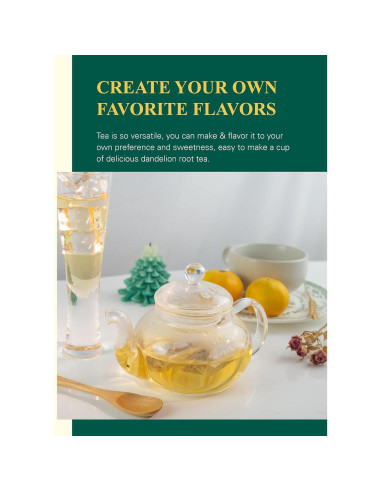 Té de Raíz de Diente de León Orgánico GLDNT - 100 Bolsitas