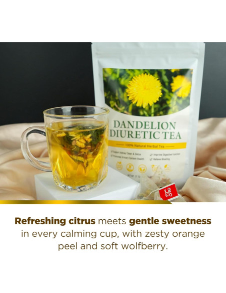Té Diurético Orgánico Diente de León Laicuherb 21 Bolsitas Té Diurético Orgánico Diente de León Laicuherb 21 Bolsitas