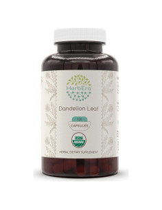 Cápsulas de Hoja de Diente de León Orgánico 120 Unidades 500 mg