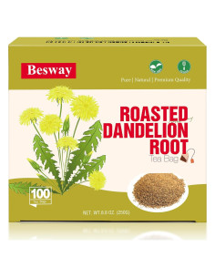 Bolsa de Té Herbal Besway Raíz de Diente de León 100 Cuentas 2.5g