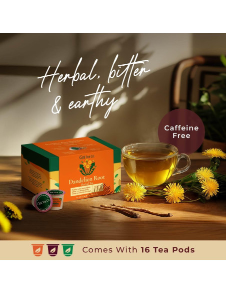 Té Herbal Gya Tea Co Diente de León 16 Cápsulas Sin Cafeína Té Herbal Gya Tea Co Diente de León 16 Cápsulas Sin Cafeína