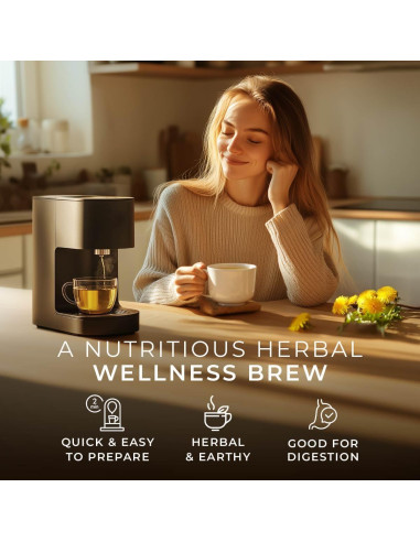 Té Herbal Gya Tea Co Diente de León 16 Cápsulas Sin Cafeína