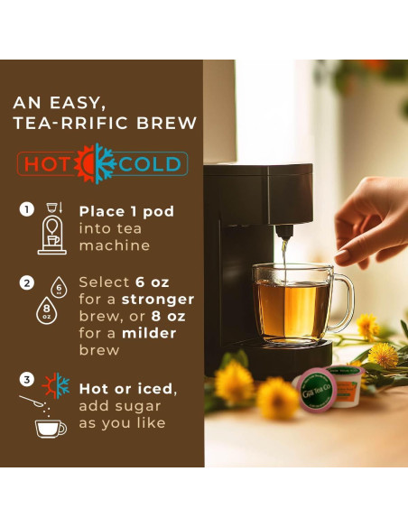 Té Herbal Gya Tea Co Diente de León 16 Cápsulas Sin Cafeína Té Herbal Gya Tea Co Diente de León 16 Cápsulas Sin Cafeína