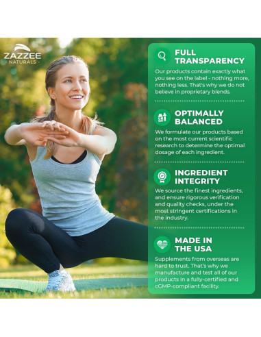 Extracto de Mullein Zazzee 3000 mg 120 Cápsulas Veganas