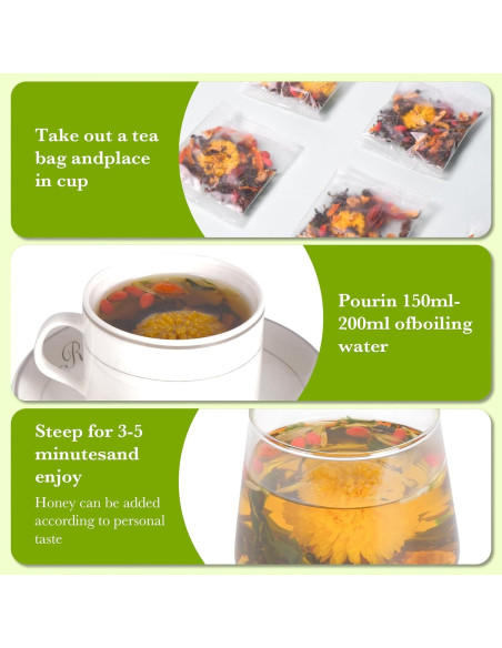 Té Orgánico de Diente de León y Goji DELEIFCG - 16 Bolsas Té Orgánico de Diente de León y Goji DELEIFCG - 16 Bolsas