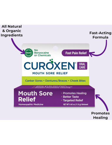 Gel para Llagas Bucales Curoxen 11.89 g - Alivio Natural