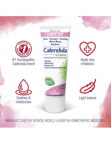 Crema de Caléndula Boiron 70.87g - Medicina Homeopática Piel