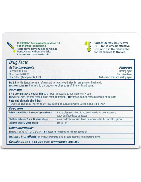 Gel para Llagas Bucales Curoxen 11.89 g - Alivio Natural