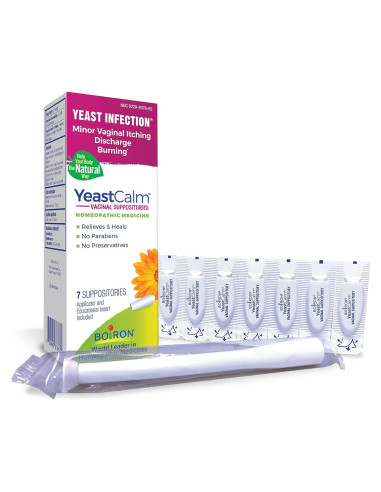 Suplementos Homeopáticos Boiron YeastCalm 7 Supositorios Vaginales