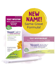 Suplementos Homeopáticos Boiron YeastCalm 7 Supositorios Vaginales 2