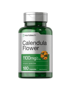 Cápsulas de Flor de Caléndula Horbach 1100mg - 180 Unidades