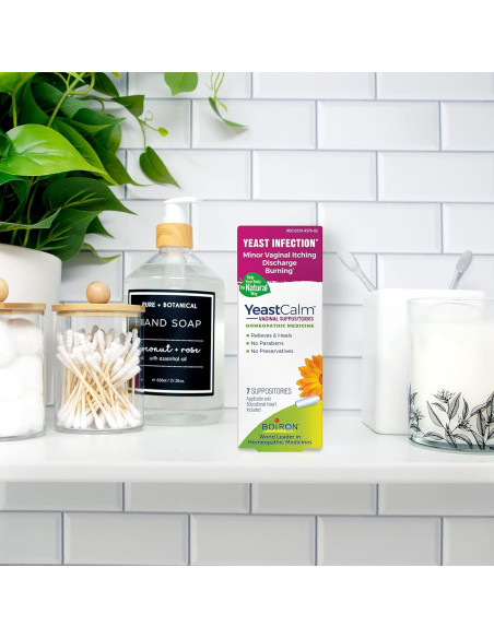 Suplementos Homeopáticos Boiron YeastCalm 7 Supositorios Vaginales