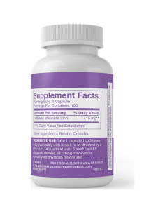 Raíz de Malvavisco Pura 100 Cápsulas Ingredientes Originales 2