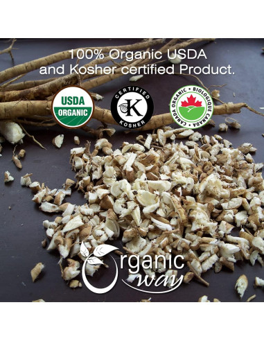 Raíz de Malvavisco Orgánica 113.4g - Organic Way - Certificado USDA