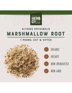 Raíz de Malvavisco Orgánica 453g Monterey Bay Herb Co - Mezcla de Té 2