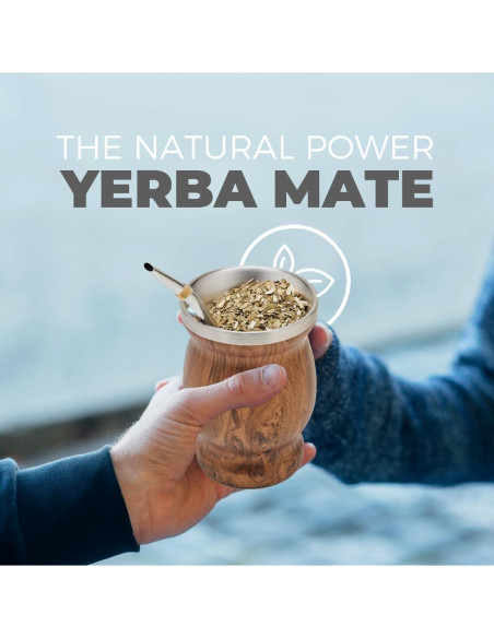 Conjunto de Mate BALIBETOV - Taza de Acero Inoxidable Doble Pared