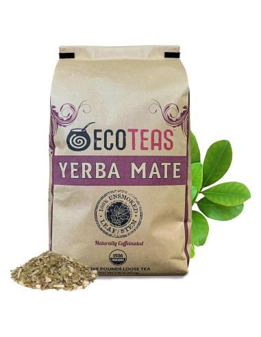 Té de Yerba Mate Orgánico EcoTeas 2.27 kg - Detox Natural