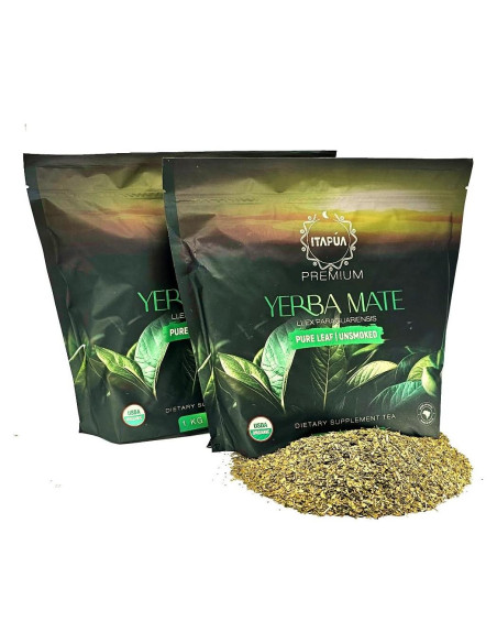 Yerba Mate Orgánica GOYERBAMATE 2 KG Libre de Humo Hoja Pura