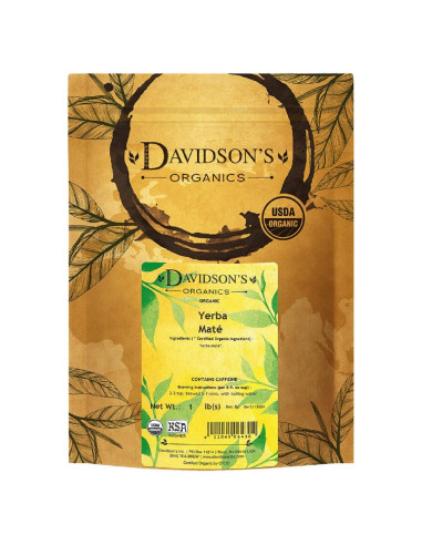 Yerba Mate Hoja Suelta Davidson 453g Orgánica Brasil