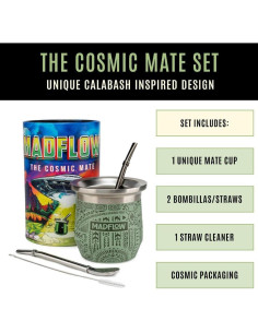 Taza de Yerba Mate MADFLOW Acero Inoxidable Doble Pared 2