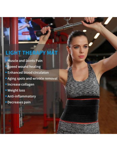 Almohadilla Terapia Luz LED Cabpay 80x30cm Alivio Dolor