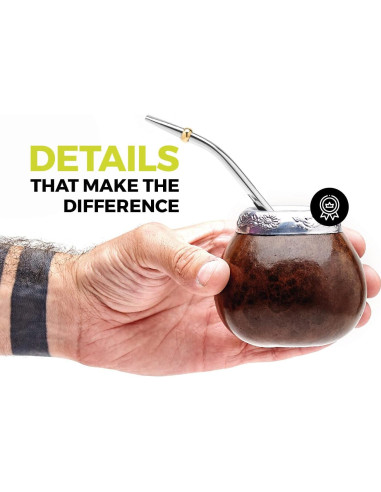 Juego de Calabash de Yerba Mate Balibetov - Hecho a Mano 200ml