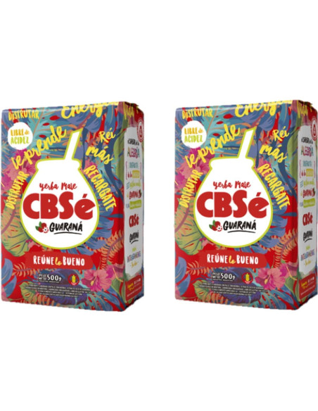 Yerba Mate CBSé Energía con Guaraná 2-Pack 1000g