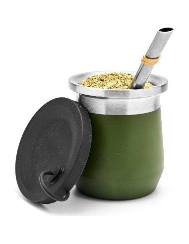 Conjunto Yerba Mate BALIBETOV - Calabash 266ml, Termo 1000ml
