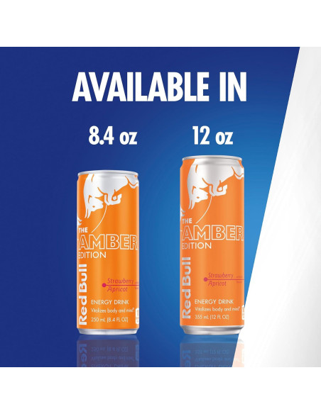 Red Bull Edición Ámbar Bebida Energética Fresa Albaricoque 248ml x24