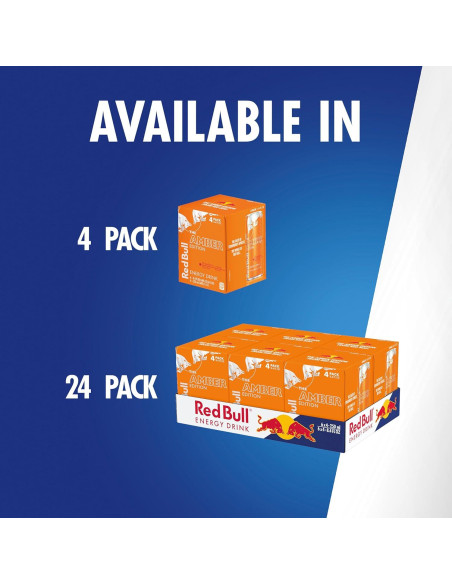 Red Bull Edición Ámbar Bebida Energética Fresa Albaricoque 248ml x24