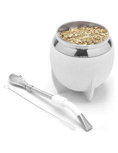 Conjunto de Mate Moderno BALIBETOV Acero Inoxidable 3 Piezas