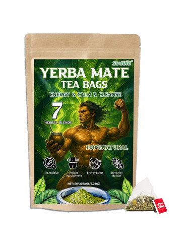 Bolsitas de Té de Yerba Mate Super 7 en 1 - 30 Unidades