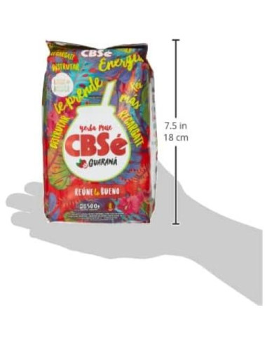Yerba Mate Infundida con Guaraná CBSé 500g - Energía Natural