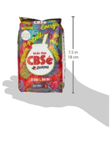 Yerba Mate Infundida con Guaraná CBSé 500g - Energía Natural