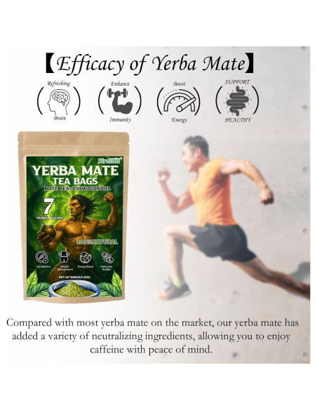 Bolsitas de Té de Yerba Mate Super 7 en 1 - 30 Unidades