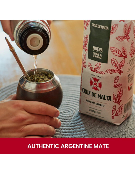 Yerba Mate Cruz de Malta 3 Paquetes 0.99 kg Suave y Duradera