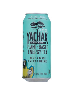 Bebida Energética Orgánica de Yerba Mate Yachak 473ml Menta