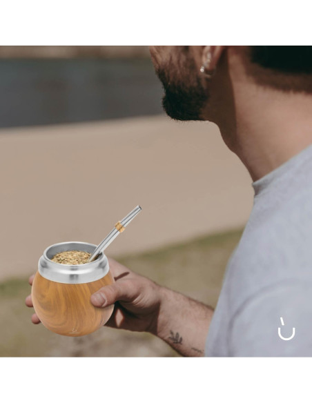 Juego de Yerba Mate Balibetov - Acero Inoxidable 4 Piezas