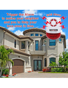 Kit de Alarma Inalámbrica Daytech con 1 Sirena y 4 Botones 2