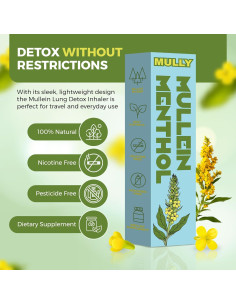 Bolígrafo Difusor Herbal Mully Menthol - Limpieza Pulmones 2