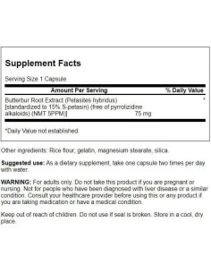 Extracto de Butterbur Swanson 75 mg - 60 Cápsulas 2