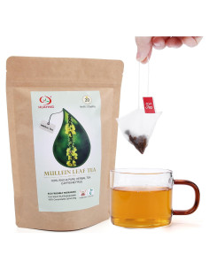 Té Natural de Hoja de Mullein Huaying 20 Bolsitas 60g