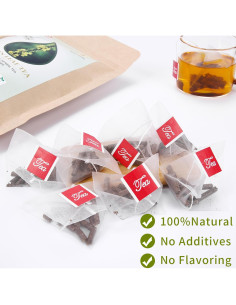 Té Natural de Hoja de Mullein Huaying 20 Bolsitas 60g 2