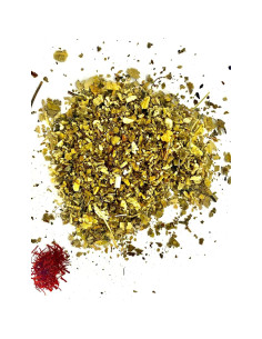 Té Herbal de Hoja de Mullein FIRE TEAS con Jengibre y Azafrán - 28g 2