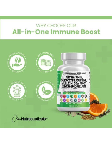 Suplemento Inmunológico 15 en 1 Clean Nutraceuticals 50g