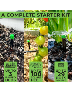 Sistema de Riego por Goteo Carpathen - Kit Completo Jardín 2